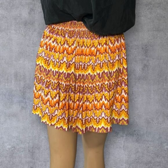 70s Vintage Handmade Elastic Waist Skirt – Size Small - Picture 3 of 5